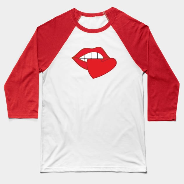 Heartbreaker Baseball T-Shirt by aceofspace